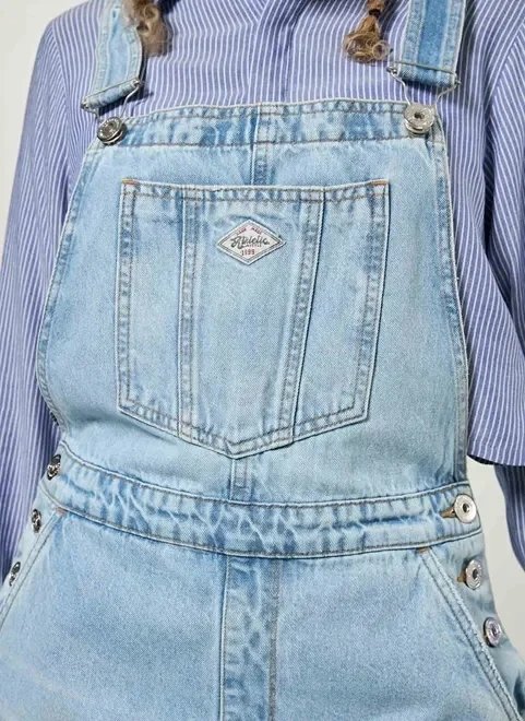 macacão jeans claro macacão jeans claro