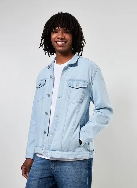 jaqueta em jeans circular jaqueta em jeans circular