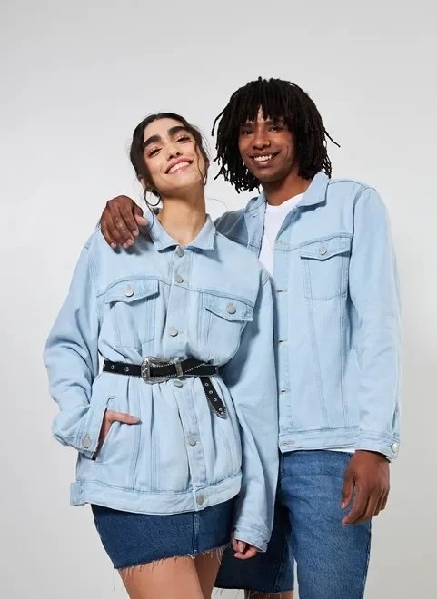 jaqueta em jeans circular jaqueta em jeans circular