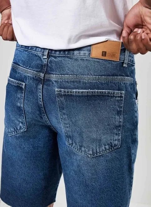 bermuda em jeans circular bermuda em jeans circular