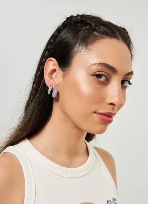 kit argolinhas prateadas e coloridas kit argolinhas prateadas e coloridas