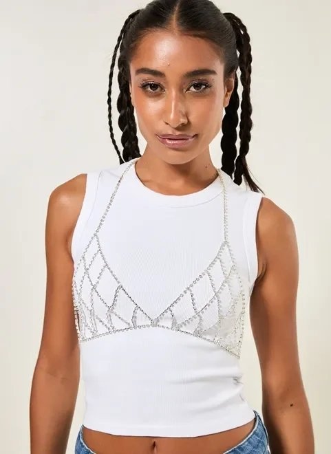 sutiã de strass sutiã de strass