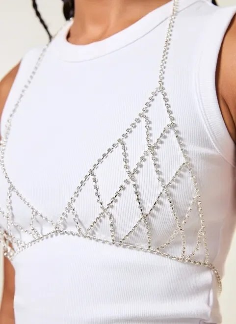 sutiã de strass sutiã de strass