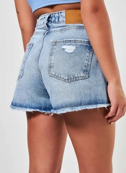 short jeans com faixa florida short jeans com faixa florida