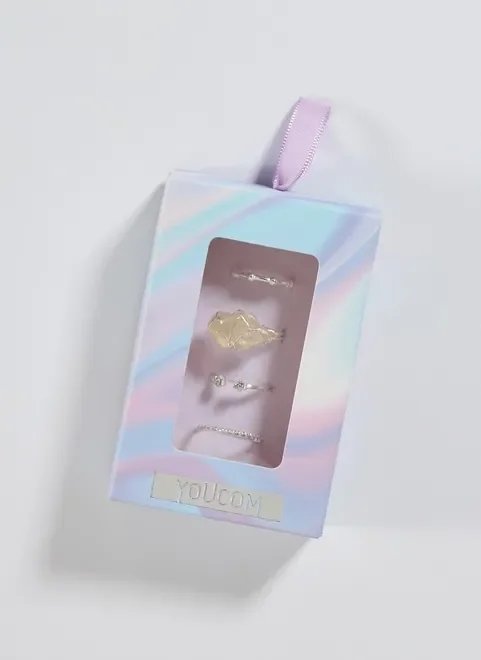 conjunto 4 anéis prateados pedra conjunto 4 anéis prateados pedra