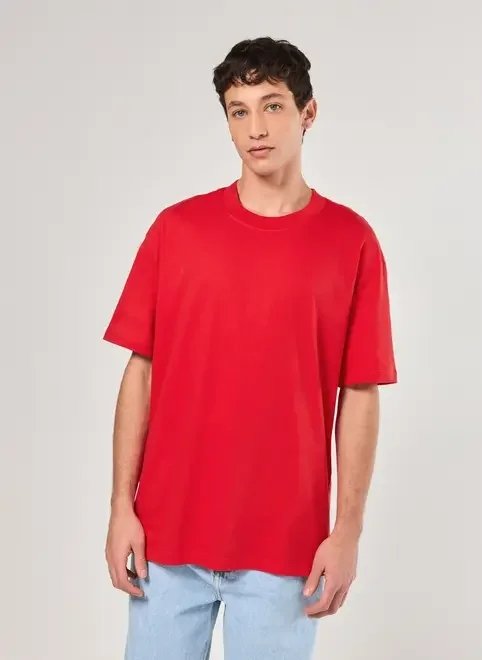 camiseta manga curta relaxed lisa camiseta manga curta relaxed lisa