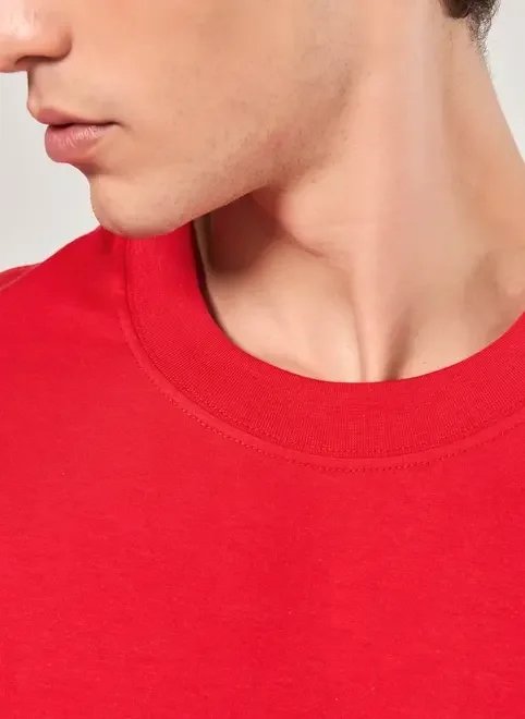 camiseta manga curta relaxed lisa camiseta manga curta relaxed lisa