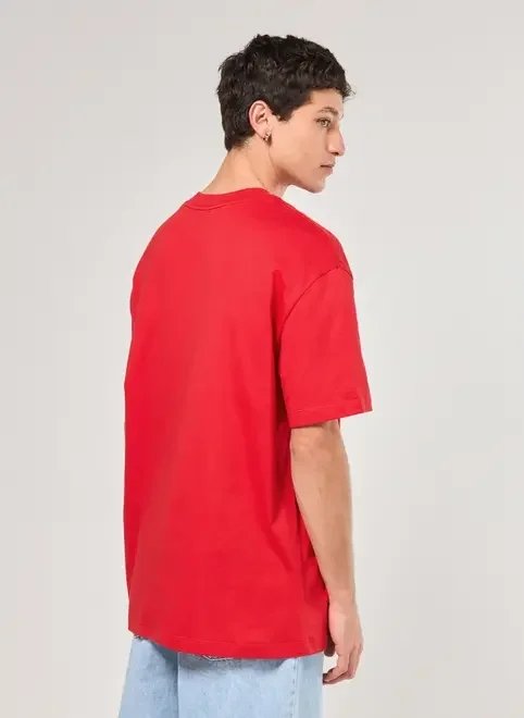 camiseta manga curta relaxed lisa camiseta manga curta relaxed lisa