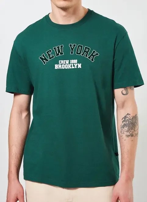 camiseta box verde com veludo camiseta box verde com veludo