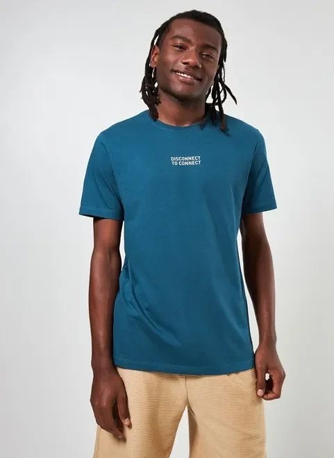 camiseta azul disconect camiseta azul disconect