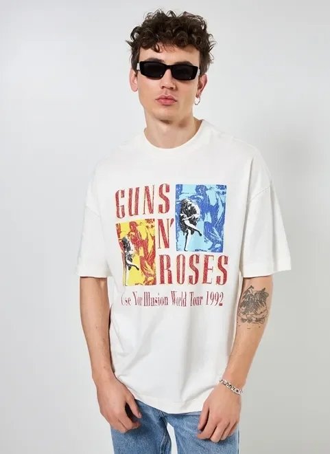 camiseta oversized guns n roses camiseta oversized guns n roses