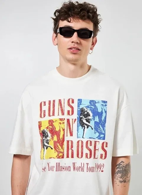 camiseta oversized guns n roses camiseta oversized guns n roses