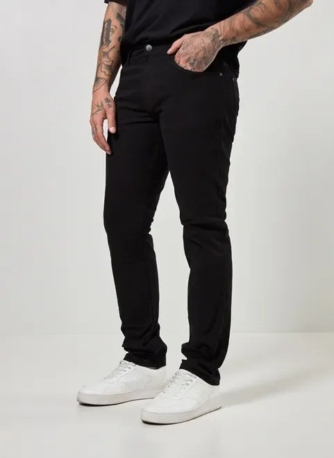 calça skinny de sarja preta calça skinny de sarja preta