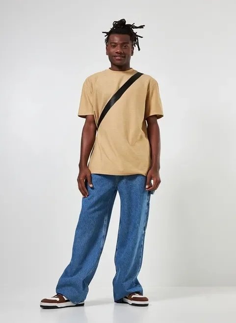 camiseta box com textura canelada camiseta box com textura canelada