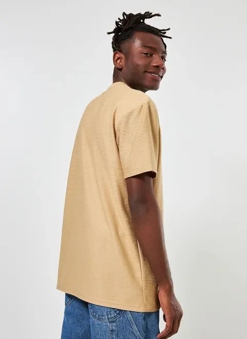 camiseta box com textura canelada camiseta box com textura canelada