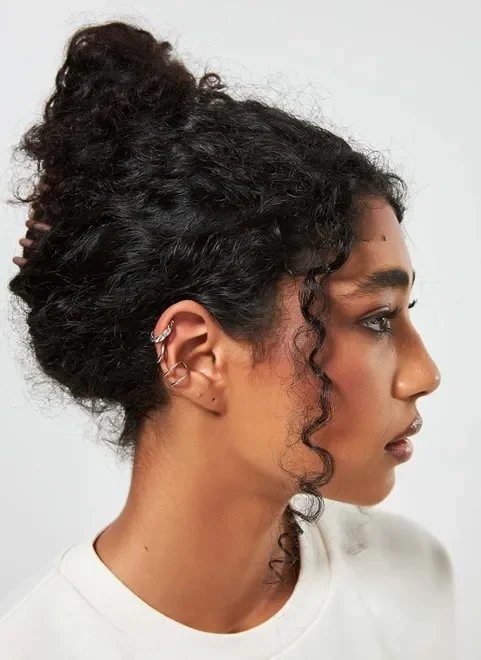 kit piercings fake prateados kit piercings fake prateados