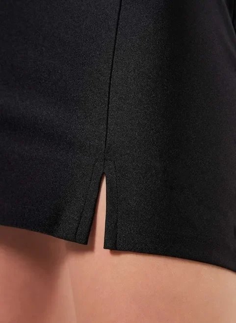 saia justa preta com fendinha saia justa preta com fendinha