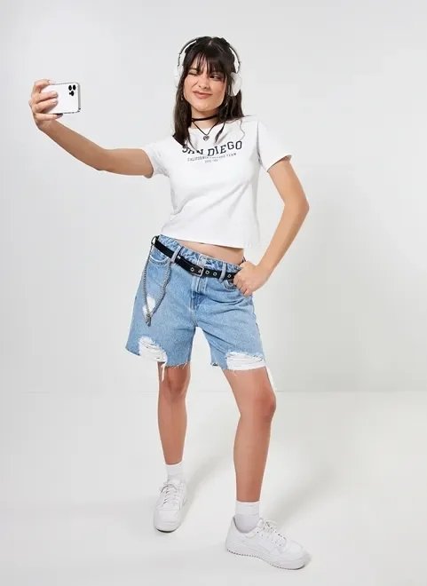 bermuda jeans desfiada bermuda jeans desfiada