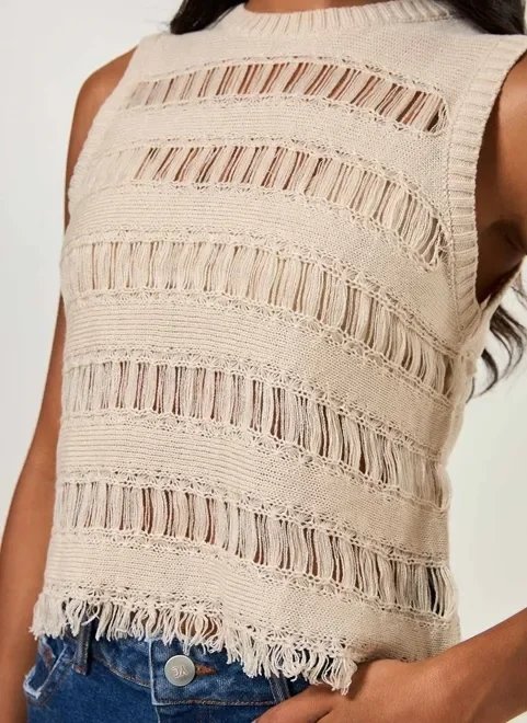 blusa em tricô boho blusa em tricô boho