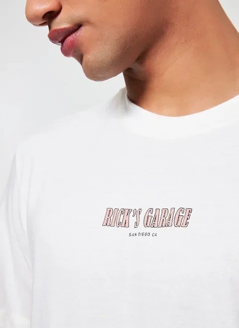 camiseta estampa nas costas garage camiseta estampa nas costas garage