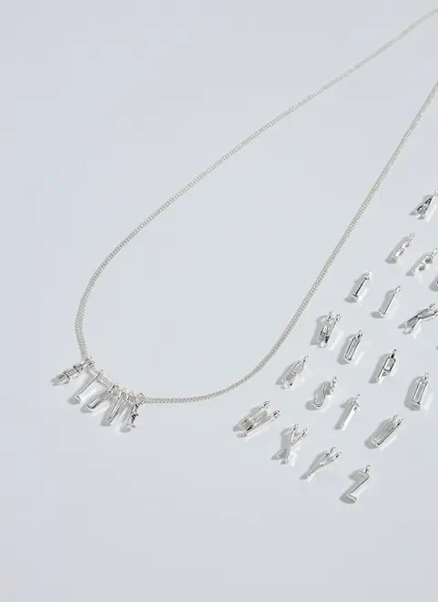 colar pingentes de letras colar pingentes de letras