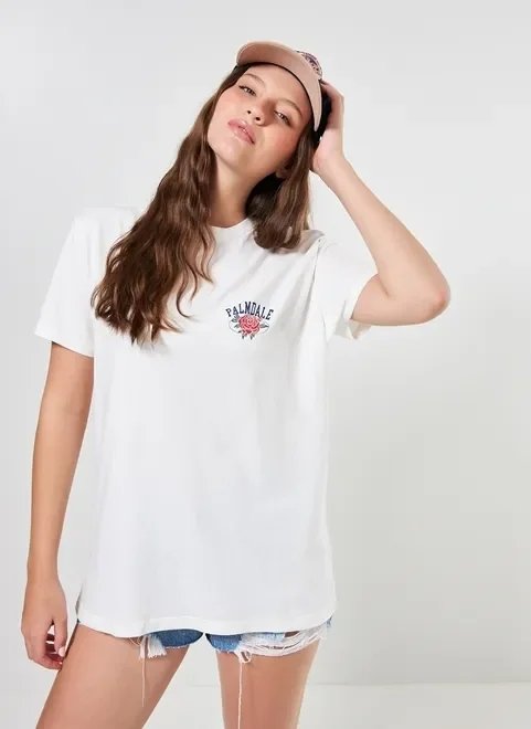 camiseta super oversized estampa nas costas camiseta super oversized estampa nas costas