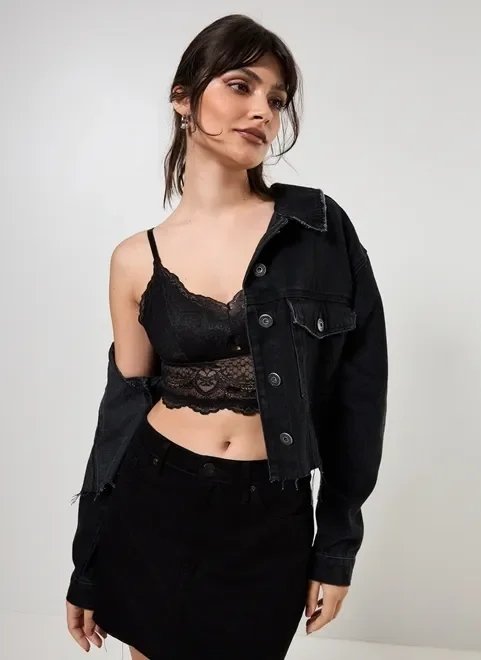 top de renda com vazado top de renda com vazado