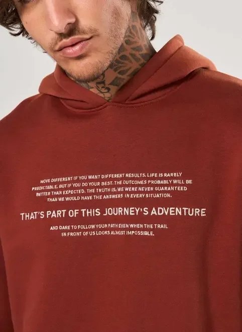 moletom canguru bordô com escrito moletom canguru bordô com escrito