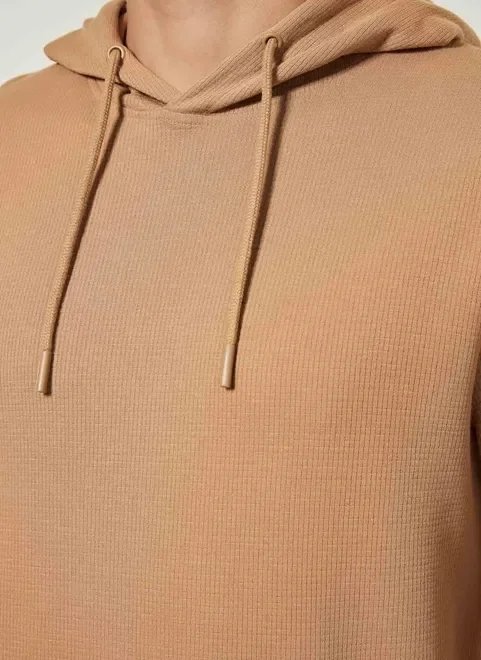 camiseta manga longa canguru texturizada camiseta manga longa canguru texturizada