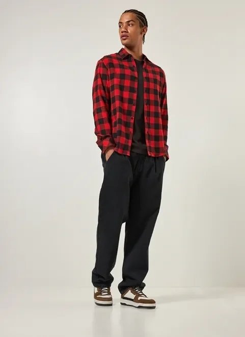 camisa manga longa flanela xadrez camisa manga longa flanela xadrez