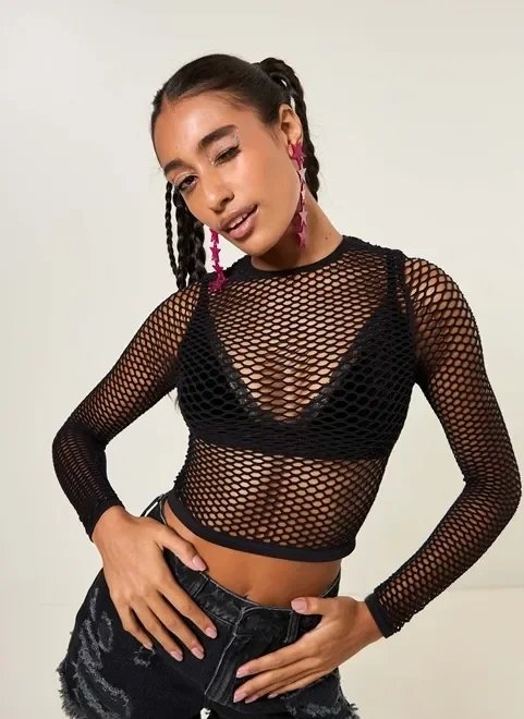 blusa manga longa tela preta blusa manga longa tela preta