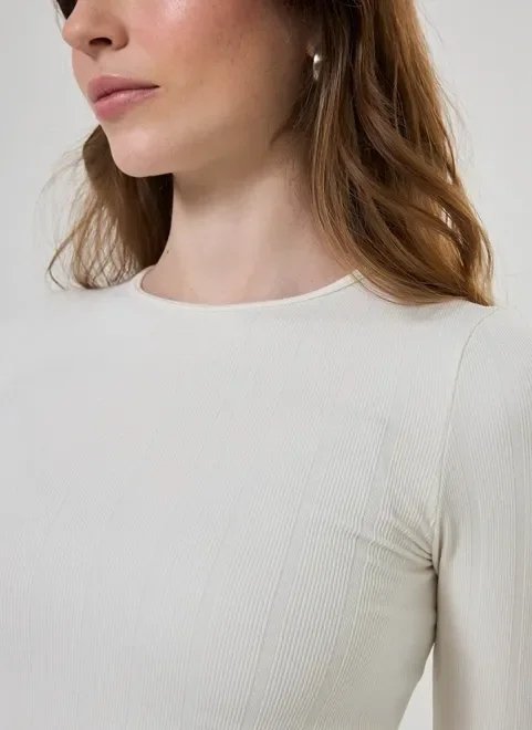 blusa manga longa malha seamless blusa manga longa malha seamless