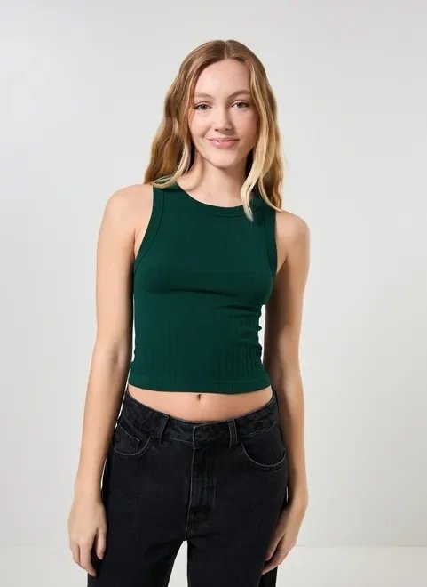 regata malha seamless canelada regata malha seamless canelada