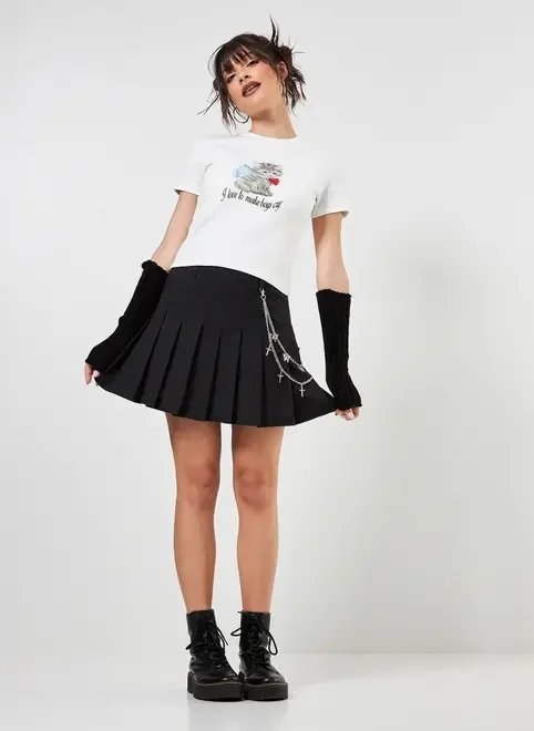 blusa branca nostálgica com gatinho blusa branca nostálgica com gatinho