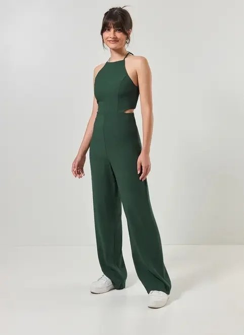 macacão com amarração no pescoço macacão com amarração no pescoço