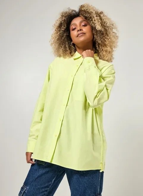 camisa verde lima com franzido camisa verde lima com franzido