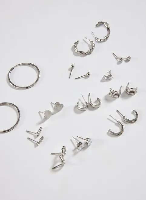 conjunto 12 brincos e argolas conjunto 12 brincos e argolas