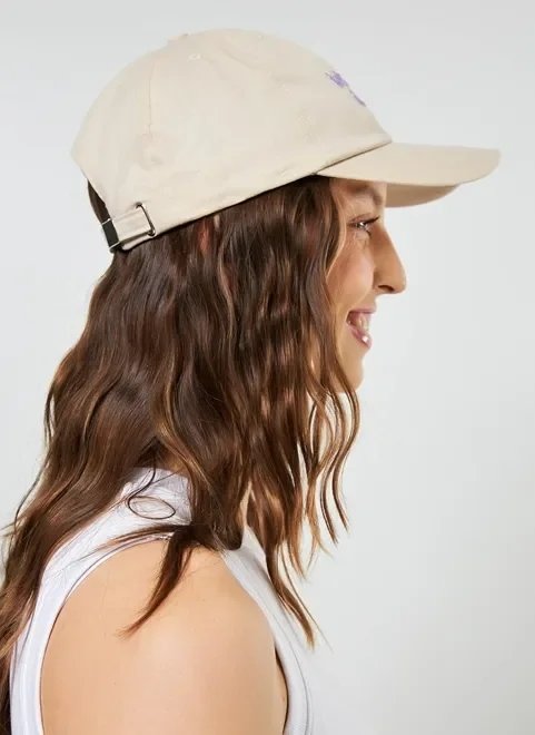 boné com bordado lilás boné com bordado lilás