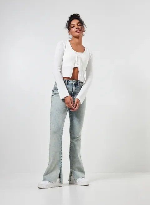 blusa aberta estilo cardigan em tricô blusa aberta estilo cardigan em tricô