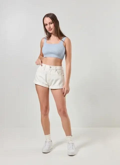 cropped de tricô com brilho e amarração cropped de tricô com brilho e amarração