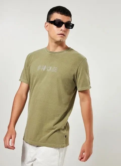 camiseta estonada verde estampa surf camiseta estonada verde estampa surf