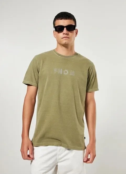 camiseta estonada verde estampa surf camiseta estonada verde estampa surf