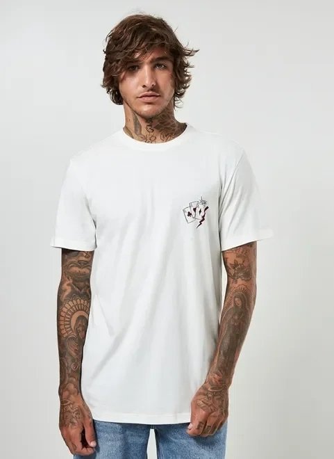 camiseta estampa flash tattoos nas costas camiseta estampa flash tattoos nas costas