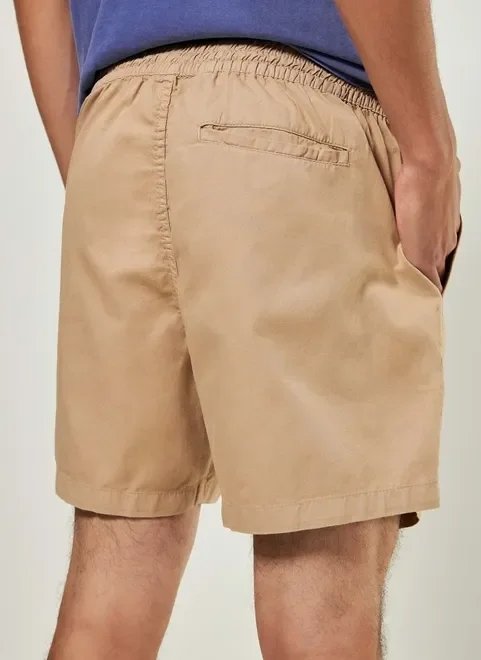 bermuda short em sarja caqui bermuda short em sarja caqui