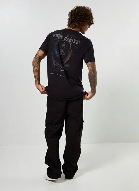 camiseta estonada alongada pink floyd camiseta estonada alongada pink floyd