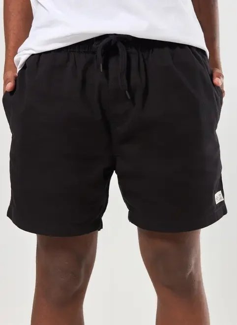 bermuda short em sarja preta bermuda short em sarja preta