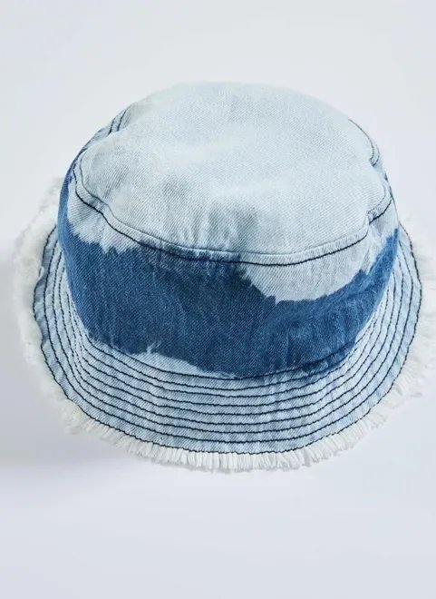 bucket hat jeans acid washing bucket hat jeans acid washing