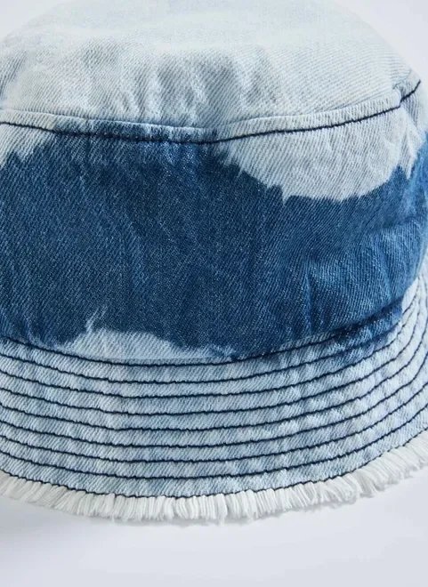 bucket hat jeans acid washing bucket hat jeans acid washing