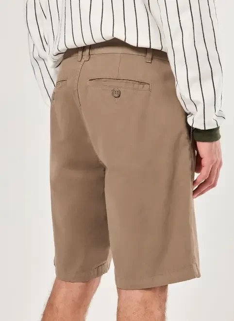 bermuda em sarja lisa bermuda em sarja lisa