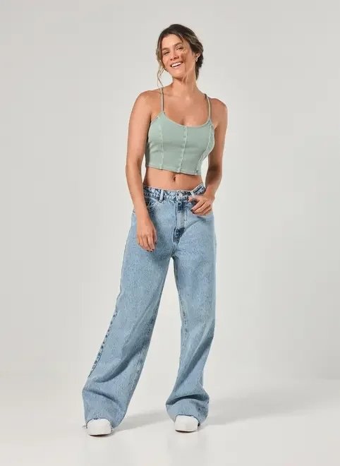 cropped estonado com alcinhas cropped estonado com alcinhas